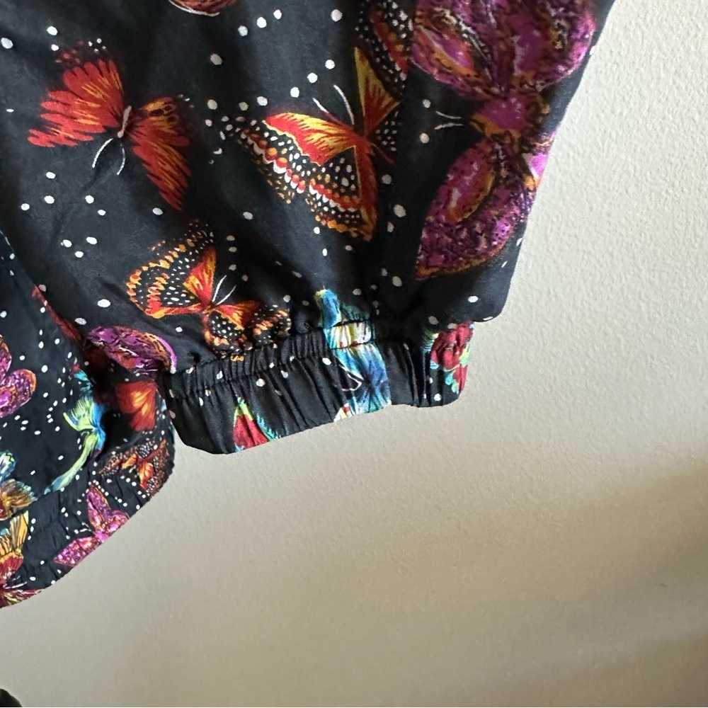 EVR vintage women’s butterfly windbreaker jacket - Picture 7 of 13